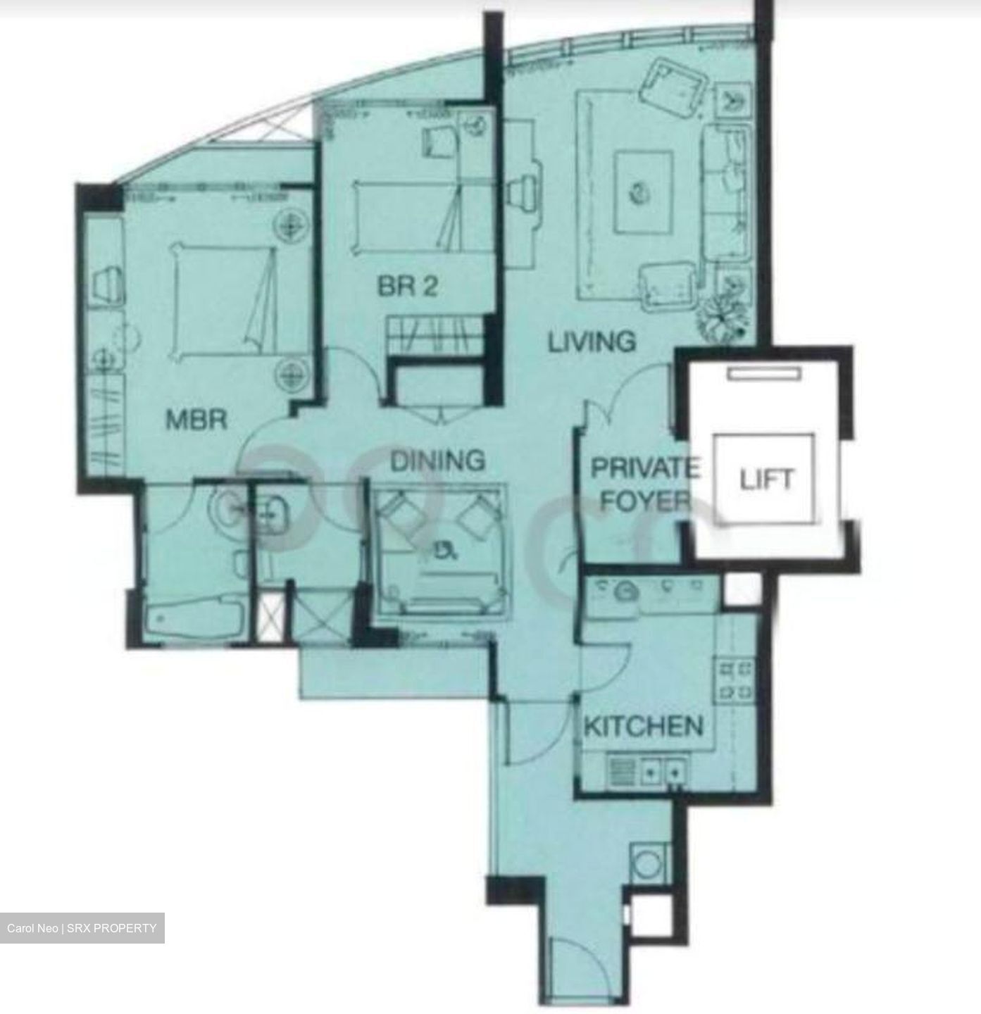 Palm Gardens (D23), Condominium #580814431